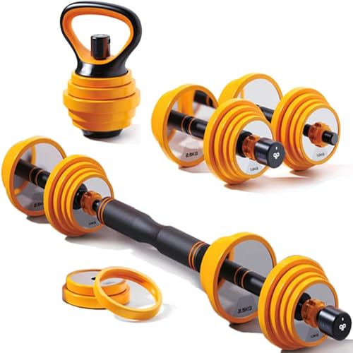 AsVIVA DB2 Hantelset 6 in 1 | Verstellbare Hanteln | Kurzhantel &...