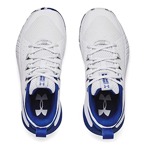 Under Armour Women's Hovr Ascent Basketball Shoe (White/Blue, Us_Footwear_Size_System, Adult, Women, Numeric, Medium, Numeric_8) #TOP3