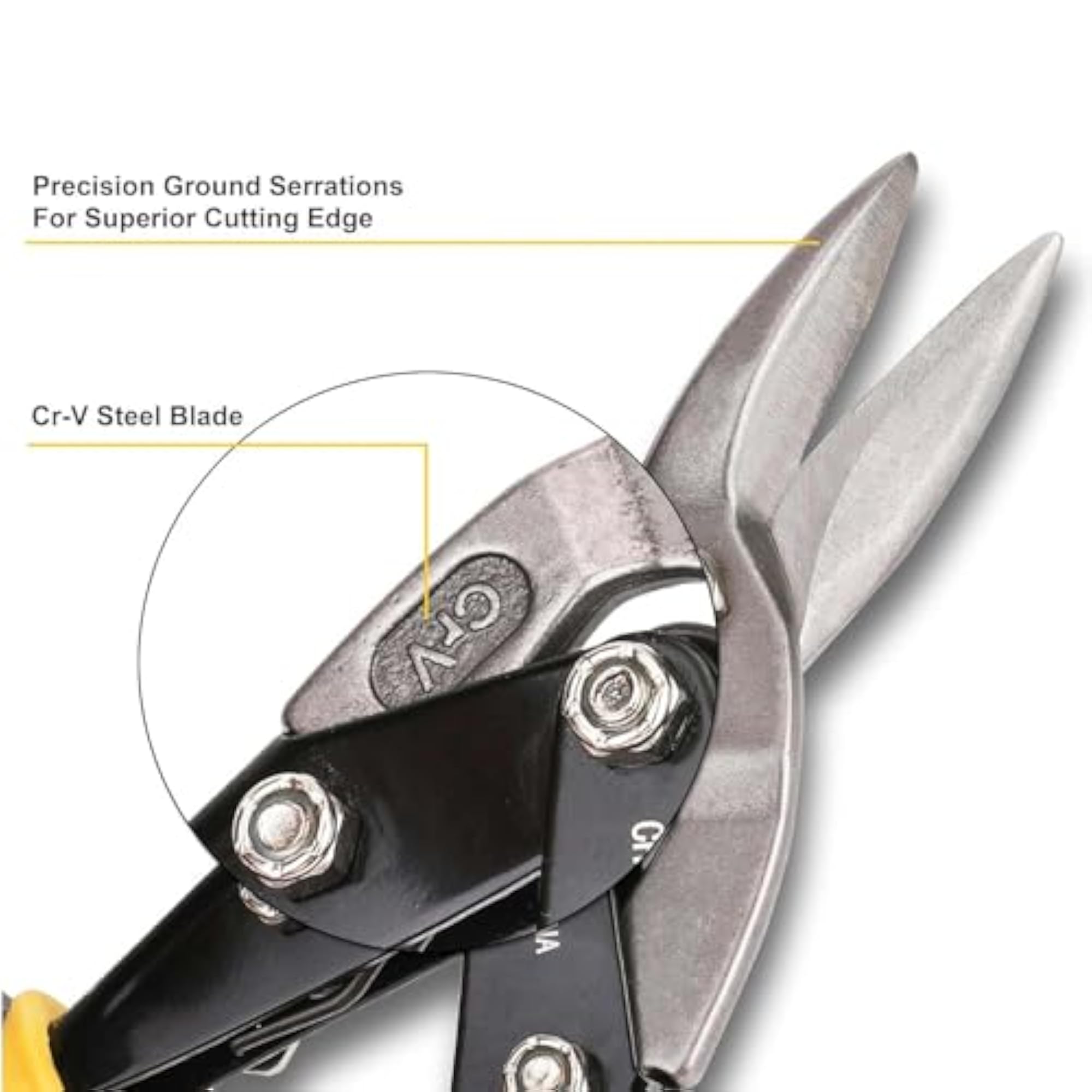 3 pc Aviation Tin Snips Set for Metal Cutting