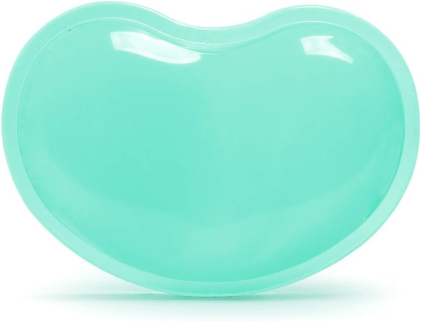 Soft Silicone Gel Mouse Wrist Rest Keyboard Wrist Support Pad Anti-Skid Mousepad Elbow Mat for Office Computer Laptop Mac, Easy Typing (Green)