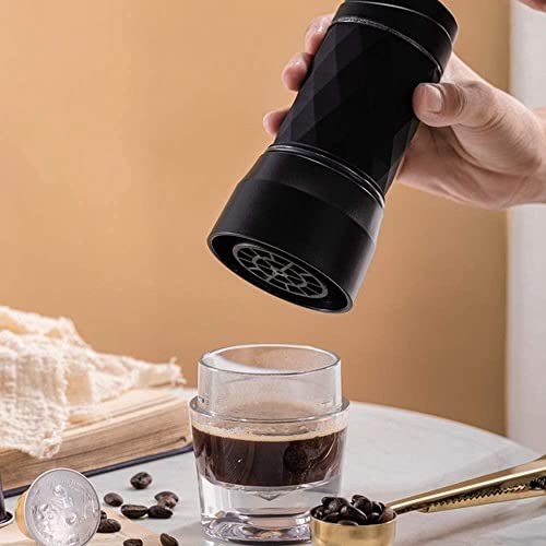 DYG Mini máquina de café portátil de presión de mano taza de cocina manual de café espresso italiano olla de extracción - Imagen 7