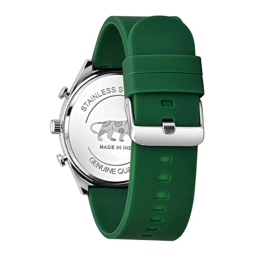 Image of styledose Men's Watch Analog Quartz with Chronograph & Silicone Strap -Casual & Formal Wrist Watch for Men