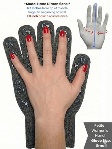 Image of Oven Gloves with Fingers - 932F Extreme Heat Proof and Cut Resistant Mitts for Kitchen, BBQ, Grill, Baking, Fire Pit - EN407 Certified with Non-Slip Silicone Grip and Cotton Lined for Comfort