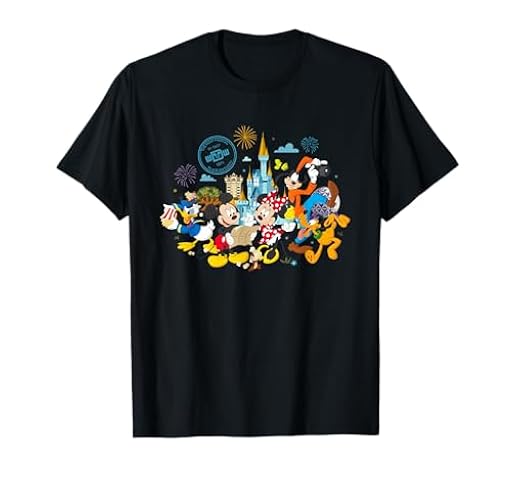 Walt Disney World 50th Anniversary Mickey and Friends Camiseta | Ya disponible en tu tienda friki favorita! En mundofriki.es!
