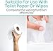 Vive Toilet Aids for Wiping Bottom - Tongs for Toileting, Wiper Reacher Tool, Self Wipe Assist - Handicap Accessories for Daily Living, Limited Mobility - Long Handle