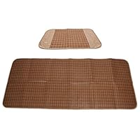 Bambusmatte Faltbare, Sommer Schlafmatte Bambusmatte Bett Schlafen Pad Sommer Sommermatte Student Single Doppelschlafsaal Faltbare weiche Kühlkissen Kühlmatte Cushion Größe 195 x 80cm