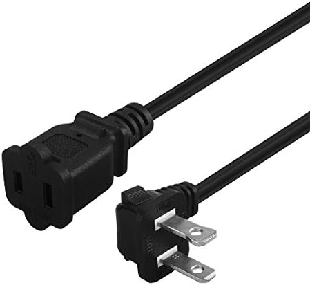 10FT(3M) 6FT(1.8M) Right Angled Polarized US 2-Prong Male-Female Extension Cord,SPT-2 16AWG Extension Cord 10A/125V