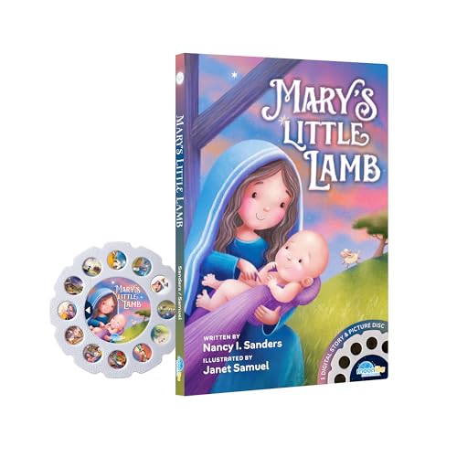 Image of Moonlite Storytime - Mary's Little Lamb - A Magical Way to Read Together - Projector Sold Separately - Digital Bible Stories w/ Sound FX - Learning Gifts for Kids Ages 12 Months & Up