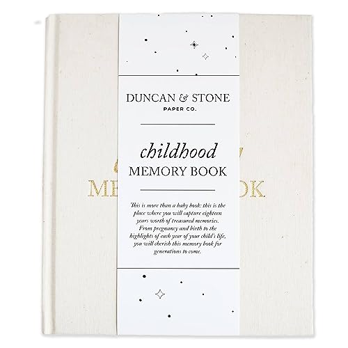 Childhood Memory Book - Elegant Memory Book For Kids Till Age 18 ...