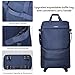 Hanke Suitcases with Wheels Expandable Foldable Luggage Bag Suitcase Collapsible Rolling Travel Bag Duffel Bag for Men Women Lightweight Suitcases without Telescoping Handle, Blue