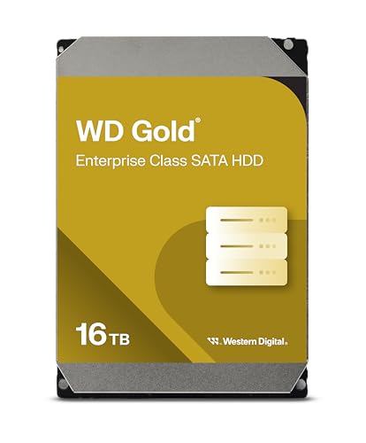 Western Digital WD Gold Internal Hard Drive, 16 TB,...