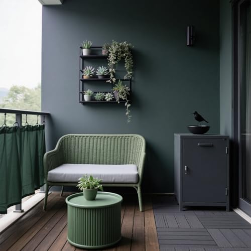Image of Yancorp 16 inchx120 inch Matte Emrald Green Peel and Stick Wallpaper Removable Contact Paper for Cabinets and Drawers Stick in Wall Paper for Bedroom Kitchen Self-Adhesive