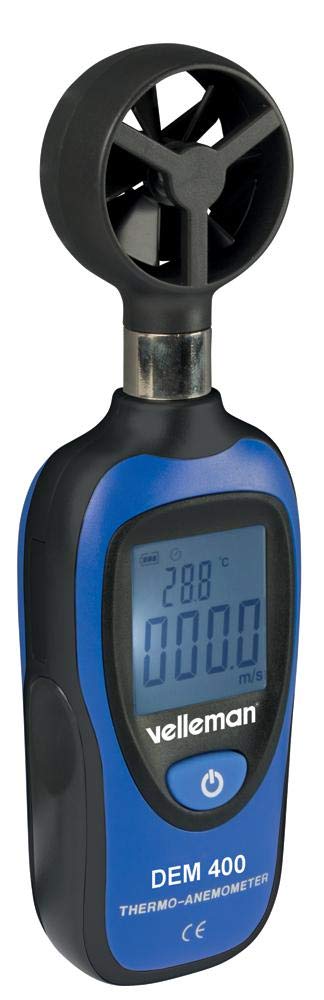 Thermo Anemometer, Mini | AIR Velocity Test, 1 X Qty - DEM400