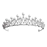 Este sombrero es adecuado para damas, novias. Un diseño simple pero elegante de flores y hojas con perlas artificiales y cristales brillantes.