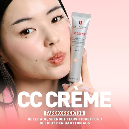 Erborian - CC Crème mit Centella Asiatica - High-Definition Illuminierende GesichtsCrème und Make-up - Sonnenschutz SPF 30 - Koreanische… – Ansicht 2