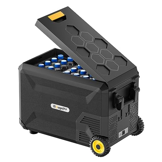 BougeRV Dual-Zone 12V Refrigerator