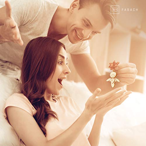 FABACH Portachiavi con angelo custode Smile con