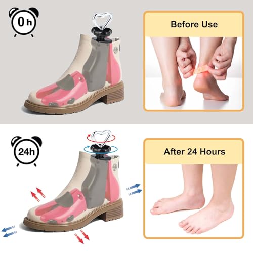 Tigcent Shoe Stretcher Men Women, Boot Stretcher Women Men Shoe Tree Adjustable Shoe Stretcher Wide Feet (Pack of 1)