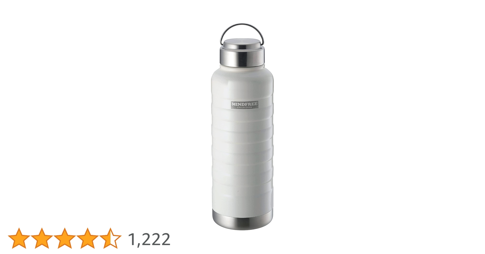 MINDFREE ステンレス水筒 ホワイト MINDFREEマインドフリーステンレスボトル700mlホワイト : まるっ