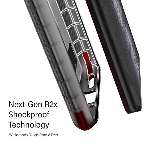 Ghostek Covert Moto Edge Plus Clear Case With Stand Super Slim Fit Shockproof Design Heavy Duty Protection Hand Gripper Bumper Wireless Charging Compatible For 2020 Moto Edge+ (6.7 Inch) - (Smoke) #TOP4