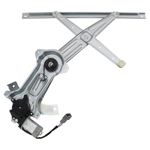 Image of TRQ Front Right Power Window Regulator & Motor Assembly Passenger Side Compatible with 1994-2004 Ford Mustang FO1351131