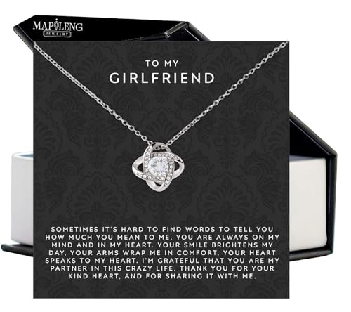 To My Love Necklace For Her - Valentine's Gift & Birthday Gift Idea - Her Jewelry - For Girlfriend or Wife