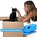 Lnngub Cardboard Cutter for Cat Scratchers,Cardboard Strip Cutter with 10 Replaceable Blades 3D Printed Cat Scratcher Cutters DIY Cats Scratcher Tool for Cats Lovers(Blue)