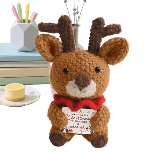 Juguete de punto decorativo con una tarjeta | s de punto - para oficina adulta San Valentín coche Navidad descuento de graduaciones