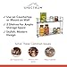 Spectrum 2 Tier Spice Rack Organizer for Countertop Black, Modern Cabinet Pantry Kitchen Spice Rack Shelf with Two Tiers for Extra Storage, Sturdy Steel Spice Rack with Optional Wall Mount