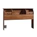 Sauder Shoal Creek Bookcase Headboard, Full/Queen, Oiled Oak finish