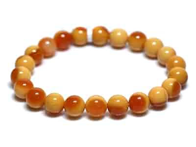 天然原石　黃龍玉 Amazon | 【石流通センター】【ブレスレット】黄龍玉