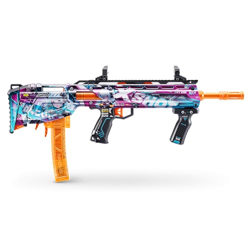 XSHOT Skins Pro Series 1 - Lanzador de Tiro Largo de Anime con 40 Dardos, tecnología de Bolsillo de Aire y Almacenamiento de Dardos, Juguete al Aire Libre para niños y niñas, Adolescentes y Adultos