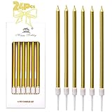 【Sichere Und Hochwertige Materialien】 Diese Dekorationskerzen für Geburtstagstorten bestehen aus hochwertigem Wachs. Zuverlässige Materialien sorgen dafür, dass sie rauchfrei, geschmacklos und ungiftig sind.