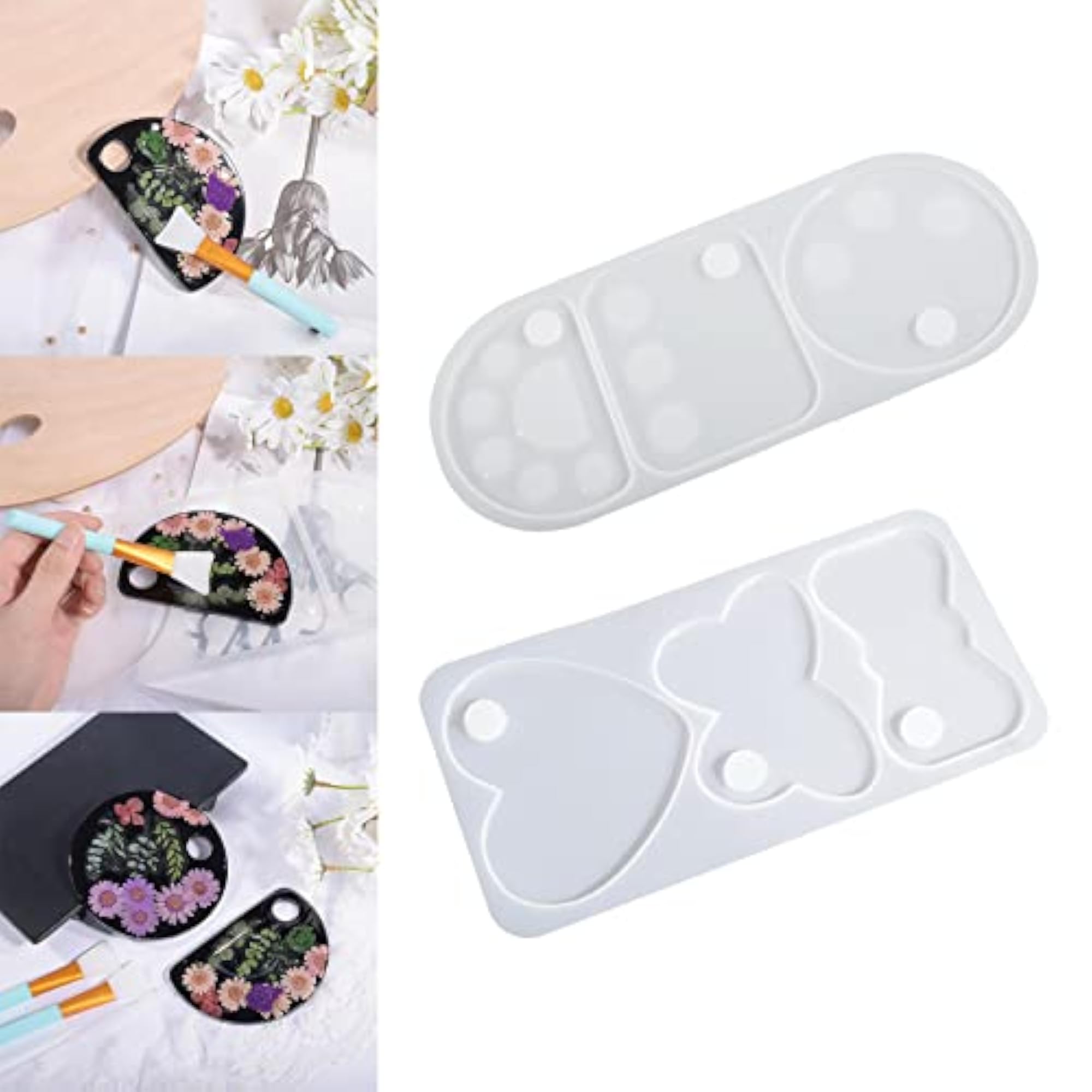Makeup Palette Epoxy Resin Silicone Casting for Cosmetic Tray