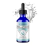 FWS Liquid Melatonin Drops for Adults and Kids - 99% Pure Bioactive Melatonin - Organic, Non-GMO, Vegan - Minimal Ingredients - Easy Adjustable Dosing - Helps to Promote Restful Sleep - 2oz