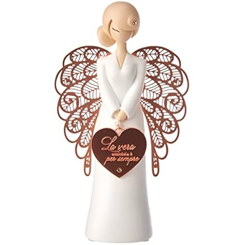 You are an angel Figura de ángel con corazón blanco y rojo Enesco Cover