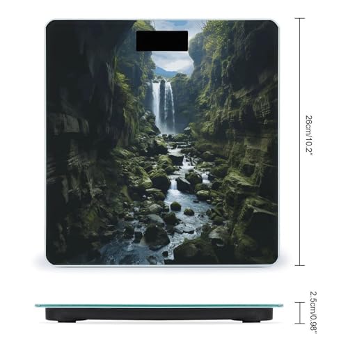 Báscula Digital de Baño Waterfall Cliff con Cinta Métrica miniatura 2