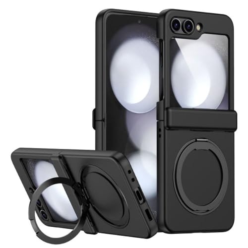 Coque Galaxy Z Flip 5 rigide noire d'une finition haut de gamme tout compris