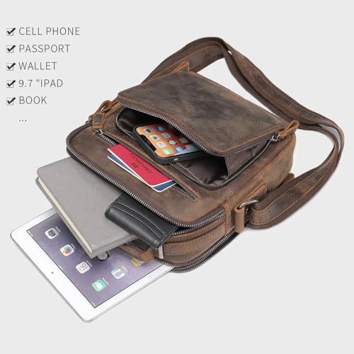 Image of Vintage Men's Satchel Crossbody Messenger Shoulder Bag Model 13