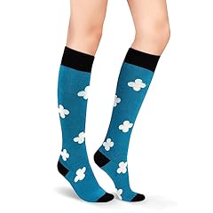 Blue Black, White Floral