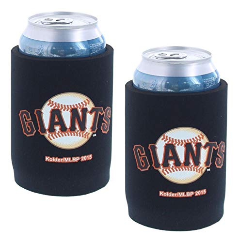 KolderMLB Team Logo Baseball Woody Bat Can Cooler Holder - 2-Pack
