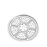 BildeeMait für Edelstahl-Dampfgarer-Einsatz, Suppentöpfe, 18 x 34 cm, verstellbares Dampfgarer, Küchenkochgeschirr