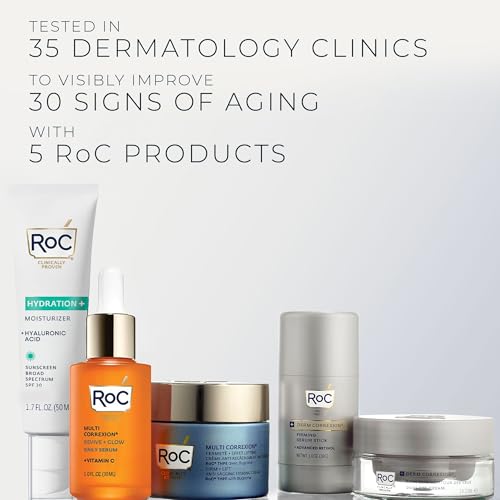 RoC 35 Protocol 5-Piece Complete Anti-Aging Skincare Routine Kit with Retinol Serum, SPF 30 Moisturizer, Eye Cream, & Firming Stick for Visible Wrinkle Reduction and Skin - image 6