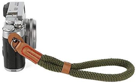 Camera Hand Wrist Strap, Wrist Strap for Sony A6000 A6300 A6500 Fujifilm X100F X100T X100S X100 X-T2 X-T10 X-T20 X-E2 X-E3 and other Mirrorless Cameras (Green)
