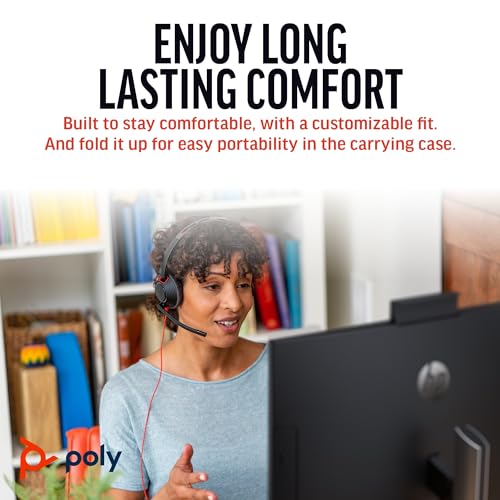 HP Poly Blackwire 5220 USB C Stéréo + Connexion 3.5 mm + Adaptateur USB CA Bulk - vue 4