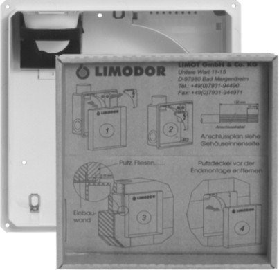 LIMODOR Einbaukasten compact/H, Kunststoff, 100%, 23 cm x 42 cm