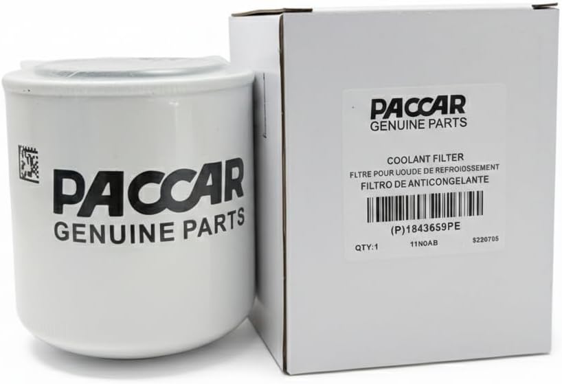 1 Filter PACC 1843659PE Coolant Filter MX series (MX-11;MX-13) B5088; DBC4785; WF2122; LFW4686XL; 24083; 524083