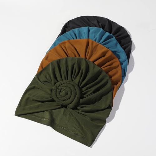 Image of KYNARI Turban Head Wraps for Women, Pretied Stretch Bonnet Hair Wrap