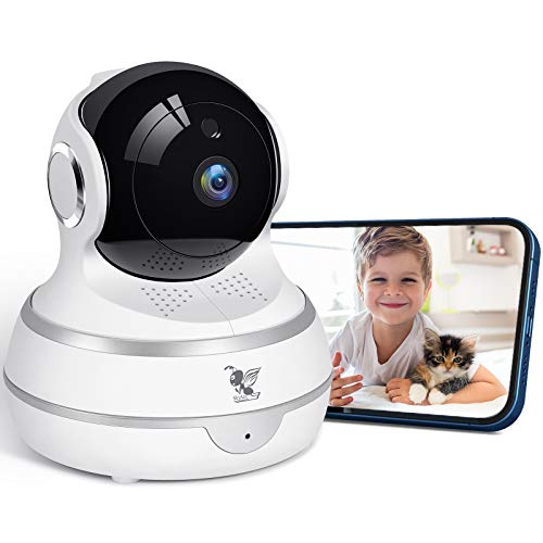 TBMax WiFi Home Security Camera - Baby/Pet/Nanny Monitor with 1080P HD Night Vision, 2-Way Audio, Motion Tracking, Cloud/MicroSD Storage, Wireless Indoor Security IP Camera