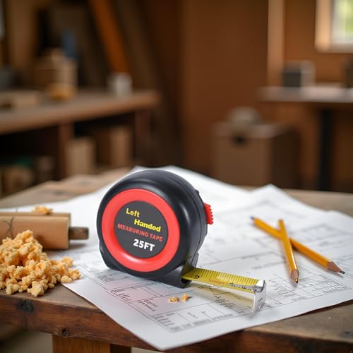 Cinta métrica para zurdos 25 ft con bloqueo automático miniatura 7
